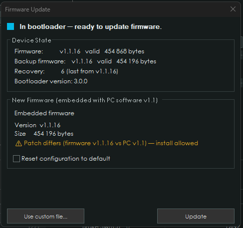 Firmware Update